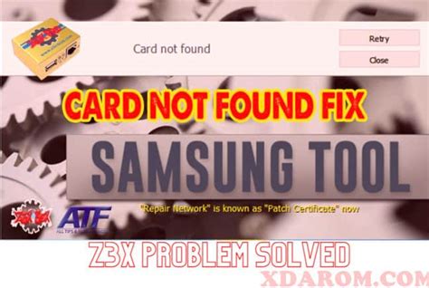 z3x not found card problem try already all [Answered] 